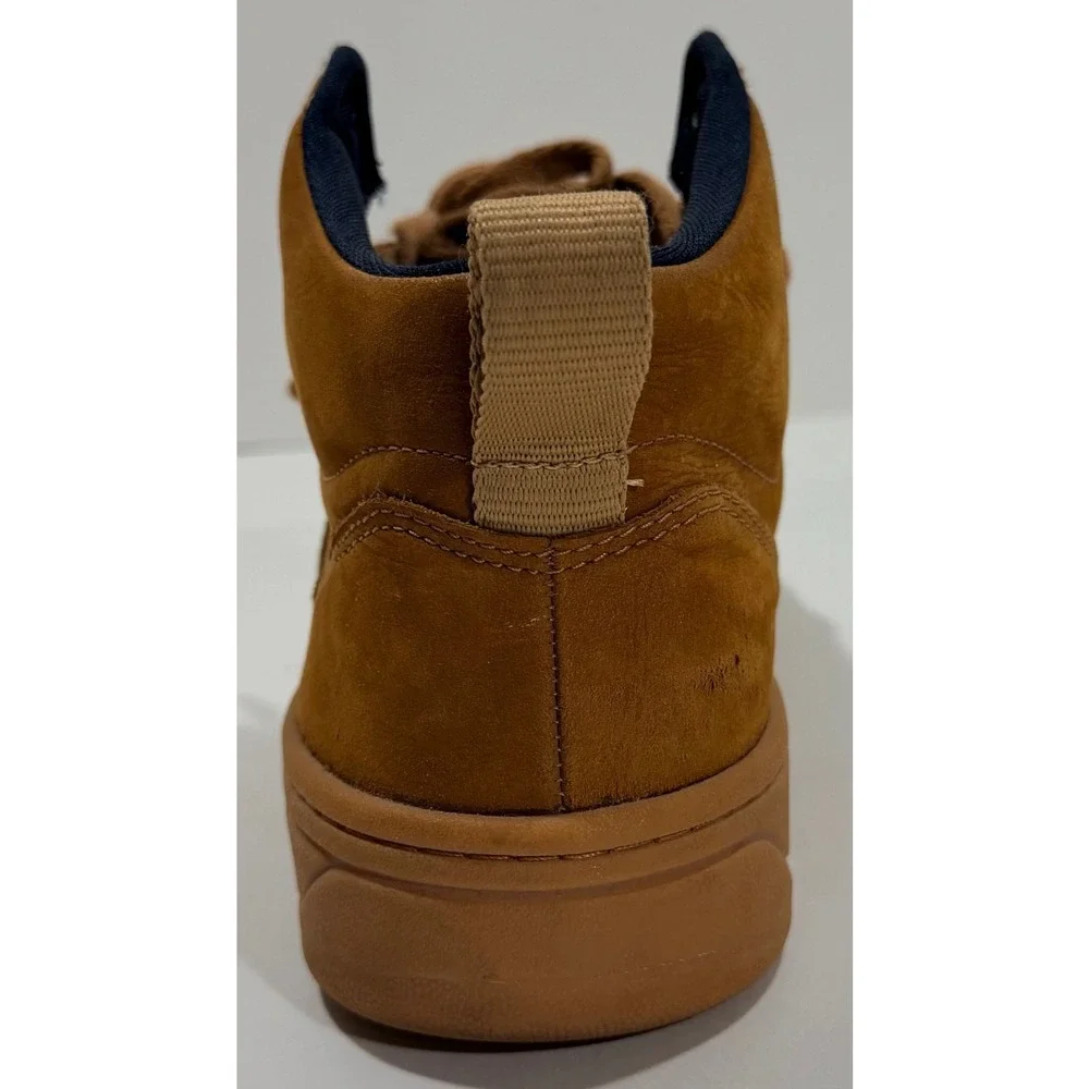 Veja V-15 High Top‎ Sneakers Camel Brown Nubuck Leather Womens Size 8 EUR 39